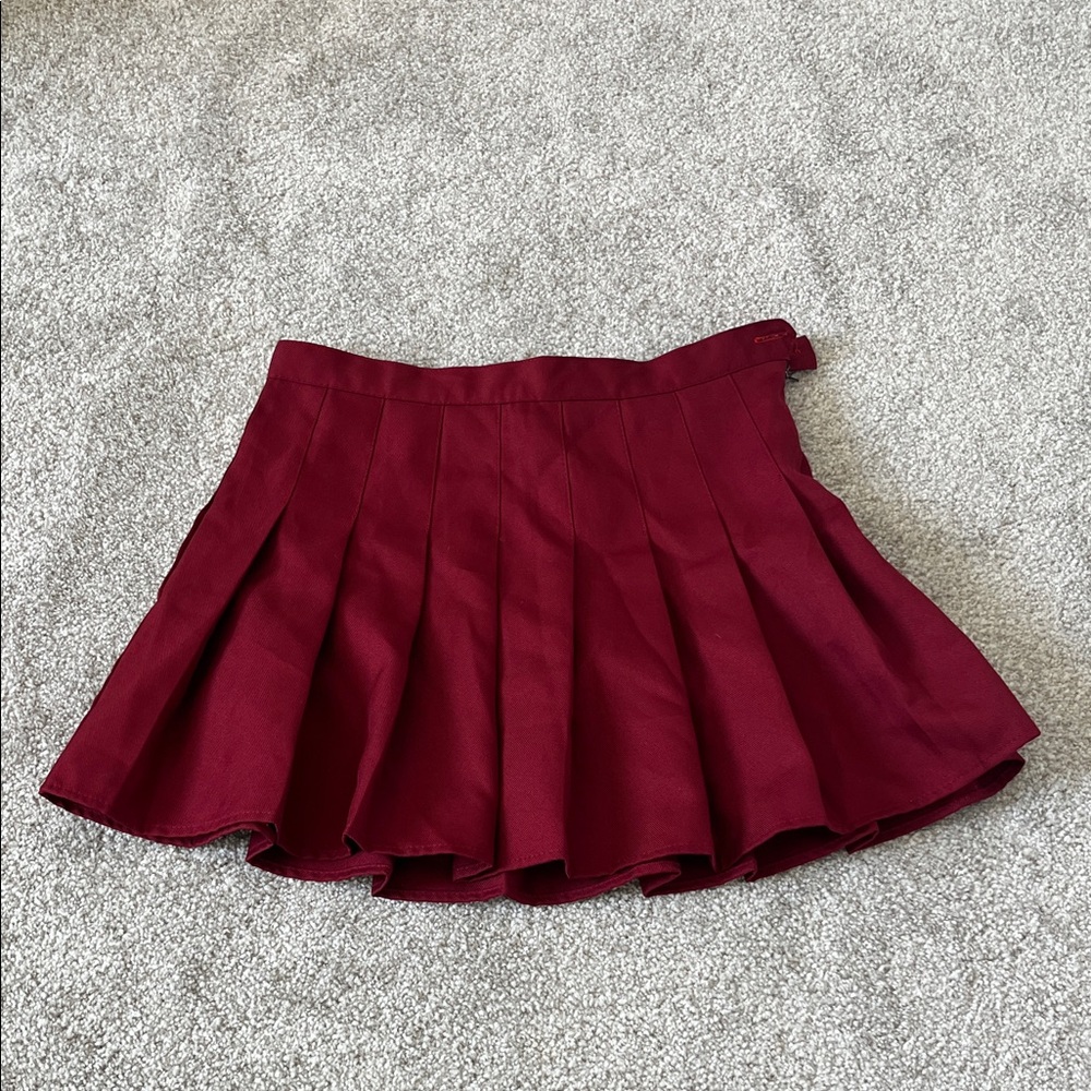 Red Skater Skirt